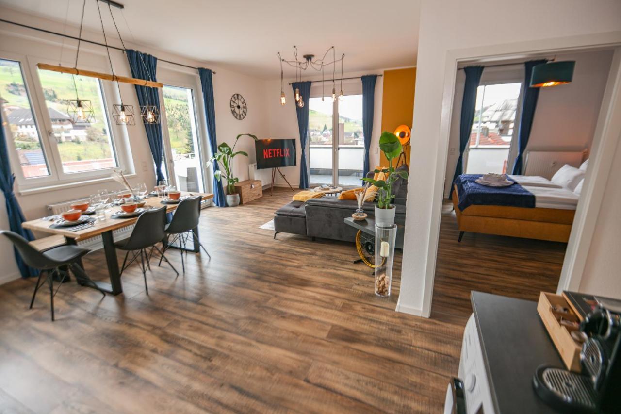 Penthouse I 106 Qm I 2 Balkone I Boxspring I Nespresso I Parkplatz Leilighet Oberharmersbach Eksteriør bilde